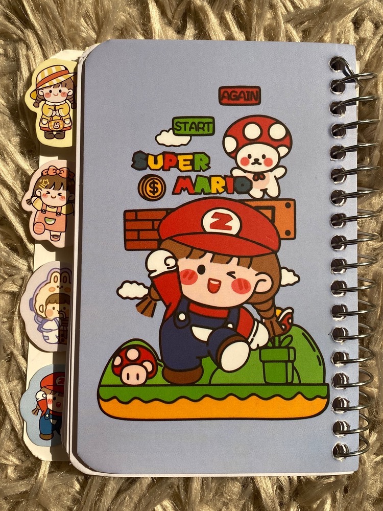 دفترچه دیوایدری آبی